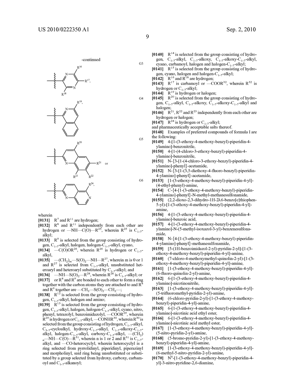 PHENYL, PYRIDINE, QUINOLINE, ISOQUINOLINE, NAPHTHYRIDINE AND PYRAZINE DERIVATIVES - diagram, schematic, and image 10