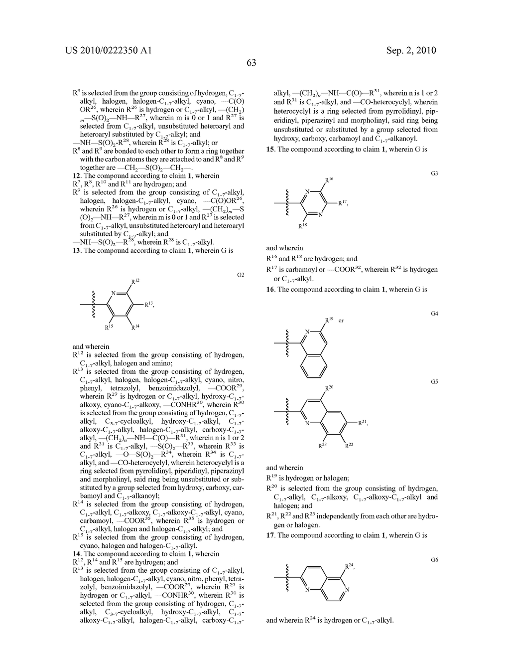 PHENYL, PYRIDINE, QUINOLINE, ISOQUINOLINE, NAPHTHYRIDINE AND PYRAZINE DERIVATIVES - diagram, schematic, and image 64