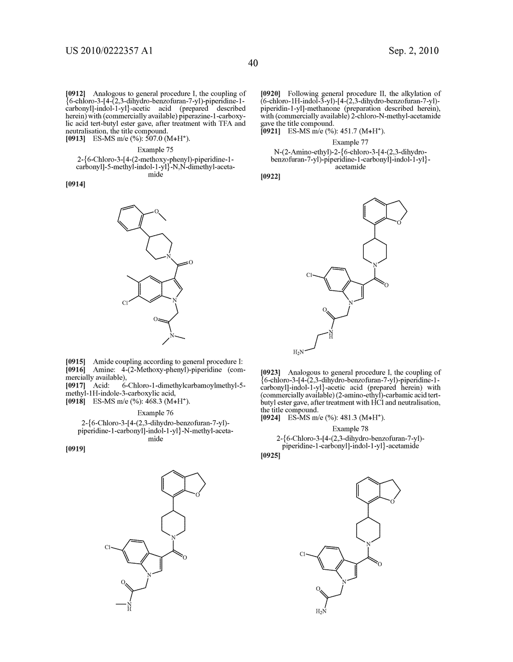 INDOL-3-Y-CARBONYL-PIPERIDIN AND PIPERAZIN-DERIVATIVES - diagram, schematic, and image 41