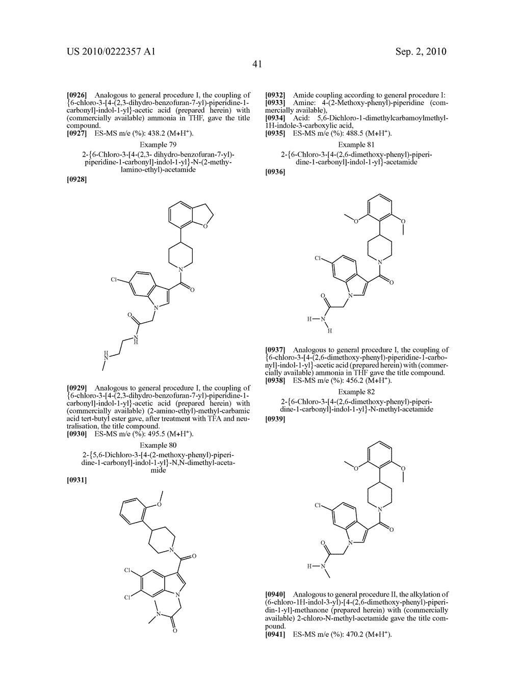 INDOL-3-Y-CARBONYL-PIPERIDIN AND PIPERAZIN-DERIVATIVES - diagram, schematic, and image 42