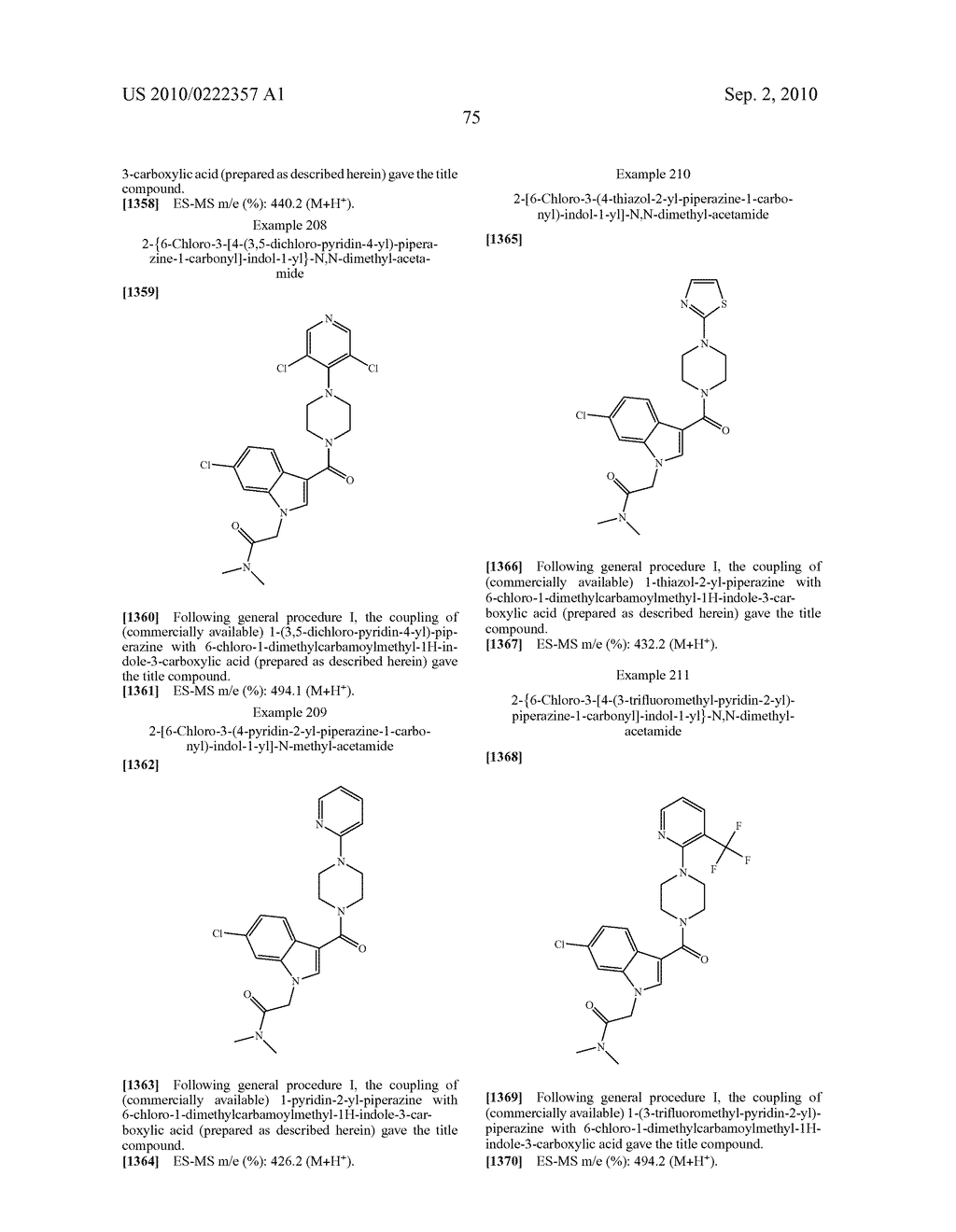 INDOL-3-Y-CARBONYL-PIPERIDIN AND PIPERAZIN-DERIVATIVES - diagram, schematic, and image 76