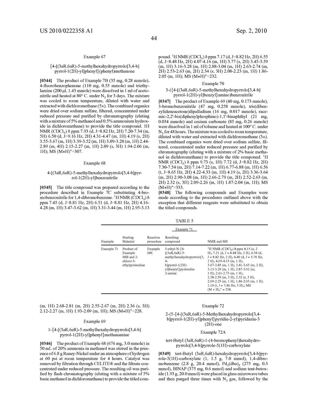 OCTAHYDRO-PYRROLO[3,4-B]PYRROLE DERIVATIVES - diagram, schematic, and image 50