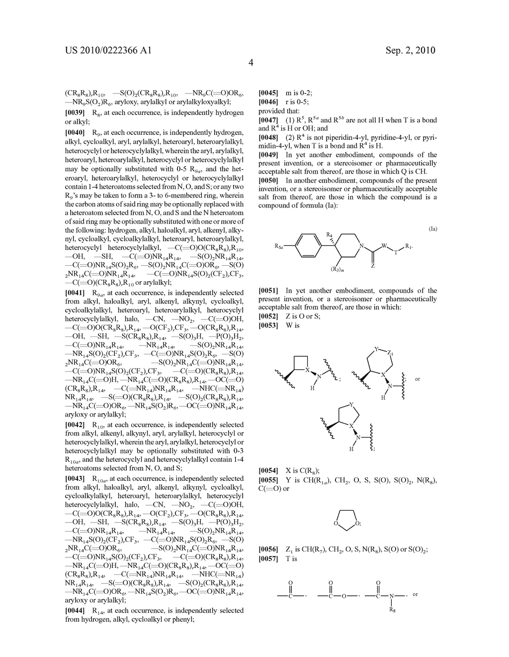 PIPERIDINE DERIVATIVES AS MODULATORS OF CHEMOKINE RECEPTOR ACTIVITY - diagram, schematic, and image 05