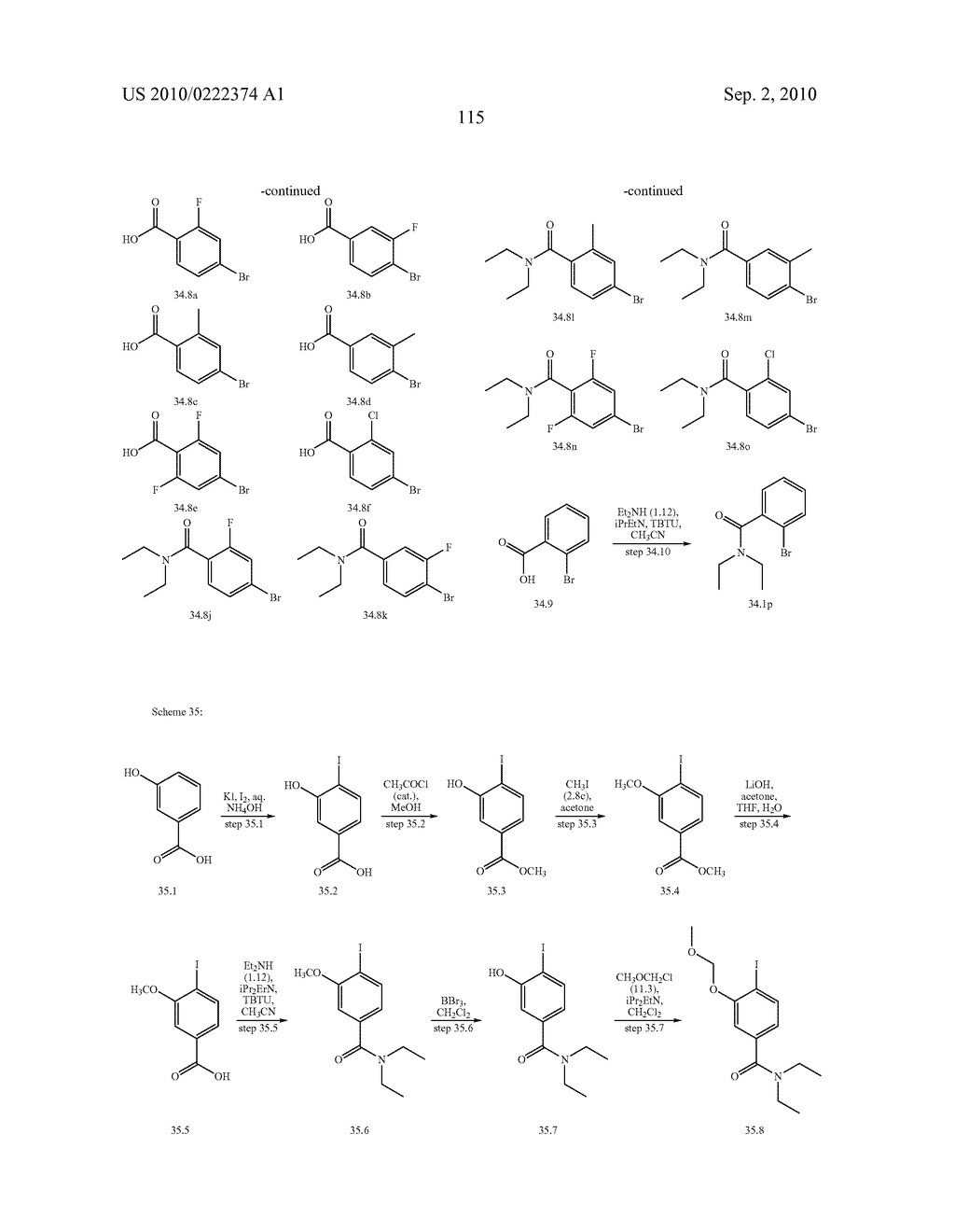 SPIROCYCLIC HETEROCYCLIC DERIVATIVES AND METHODS OF THEIR USE - diagram, schematic, and image 115