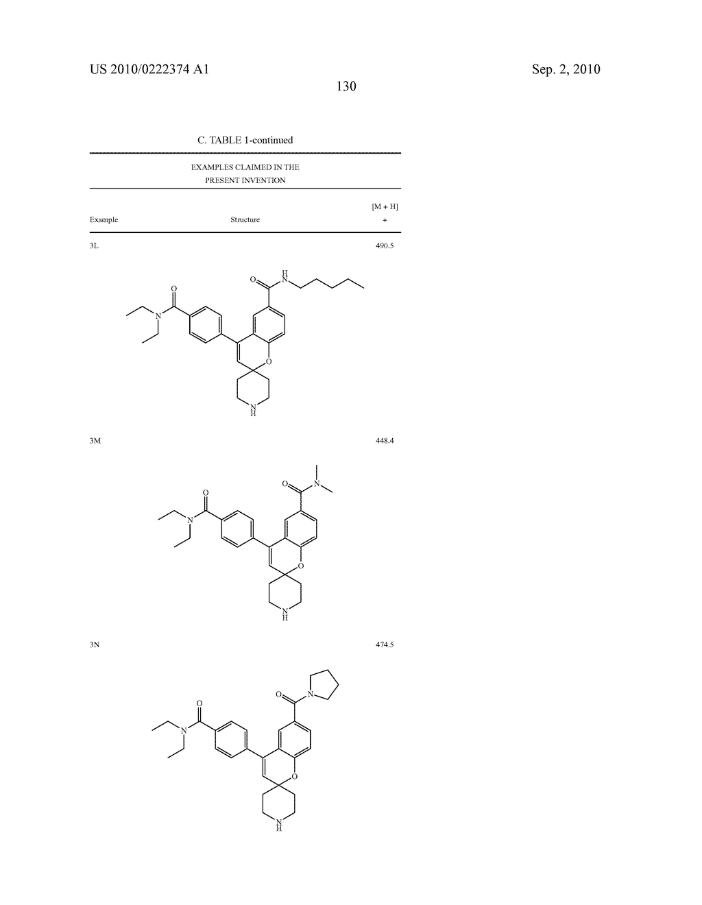 SPIROCYCLIC HETEROCYCLIC DERIVATIVES AND METHODS OF THEIR USE - diagram, schematic, and image 130