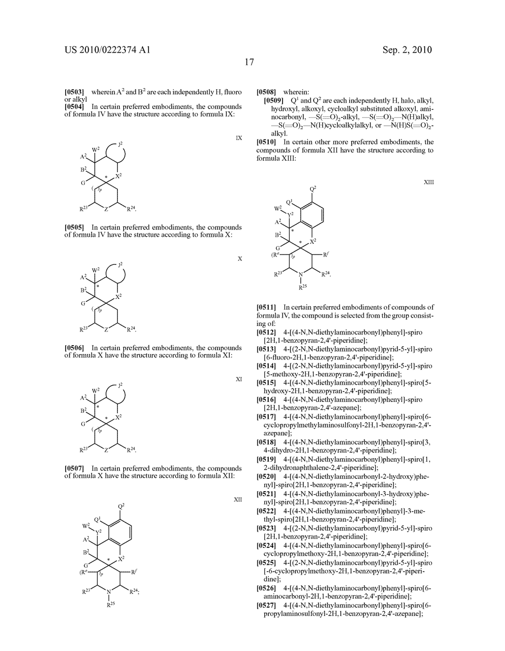 SPIROCYCLIC HETEROCYCLIC DERIVATIVES AND METHODS OF THEIR USE - diagram, schematic, and image 18