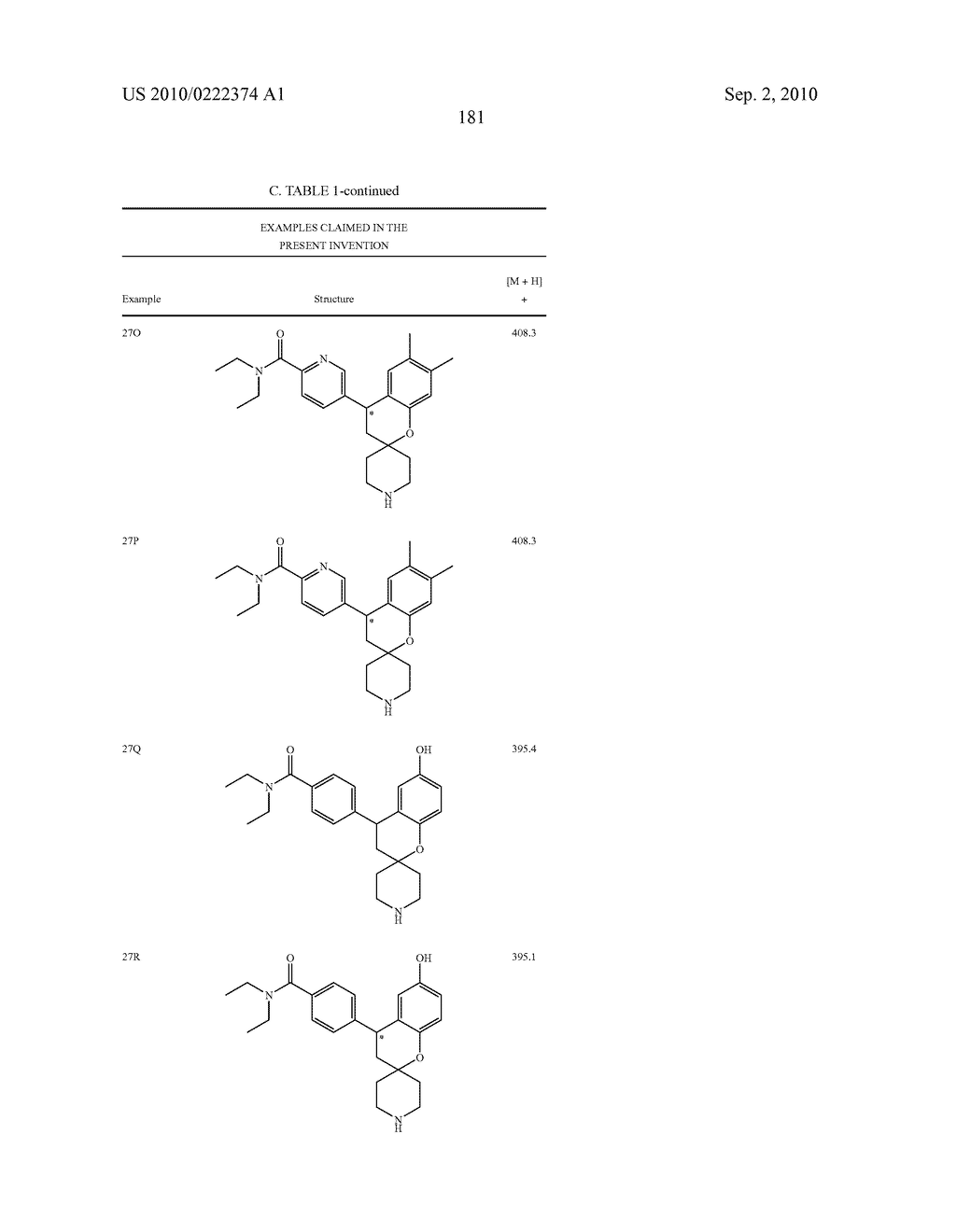 SPIROCYCLIC HETEROCYCLIC DERIVATIVES AND METHODS OF THEIR USE - diagram, schematic, and image 180