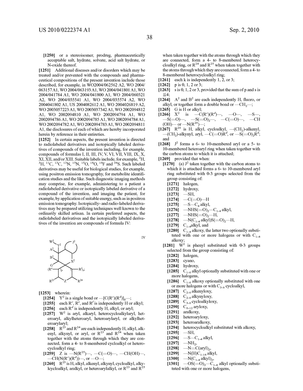 SPIROCYCLIC HETEROCYCLIC DERIVATIVES AND METHODS OF THEIR USE - diagram, schematic, and image 39