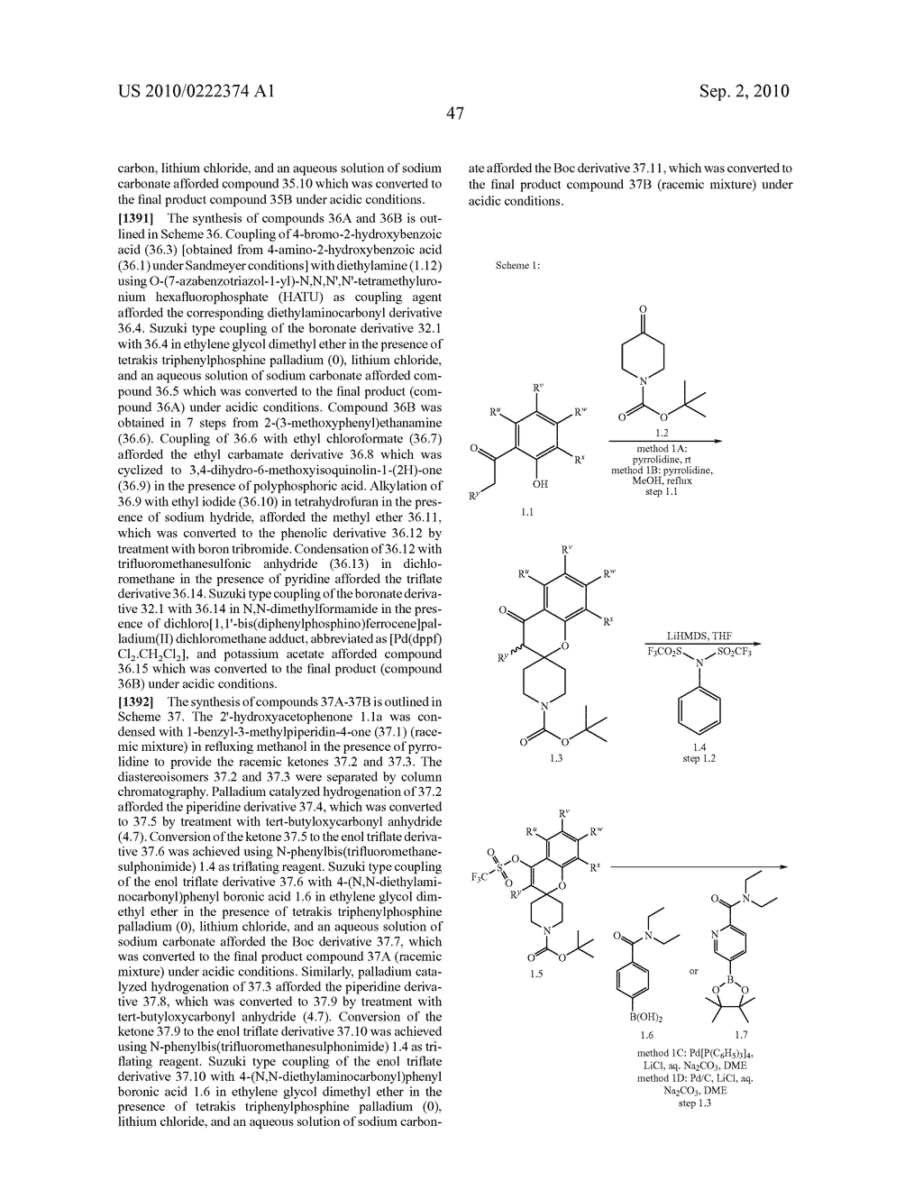 SPIROCYCLIC HETEROCYCLIC DERIVATIVES AND METHODS OF THEIR USE - diagram, schematic, and image 48