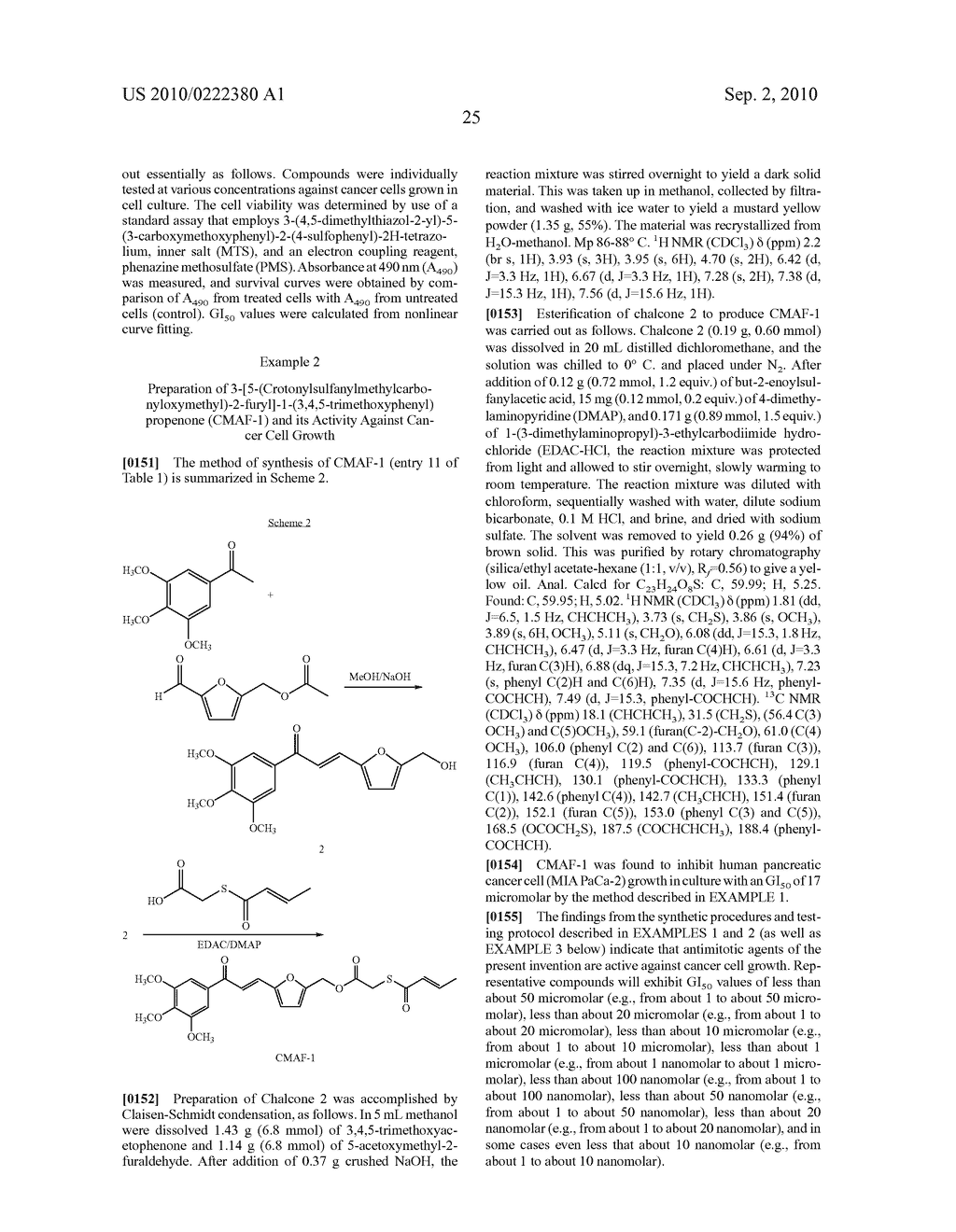 Modified Chalcone Compounds as Antimitotic Agents - diagram, schematic, and image 26