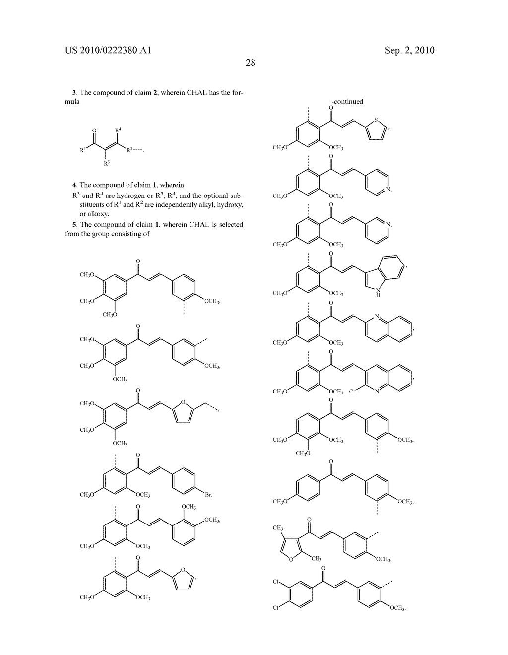 Modified Chalcone Compounds as Antimitotic Agents - diagram, schematic, and image 29