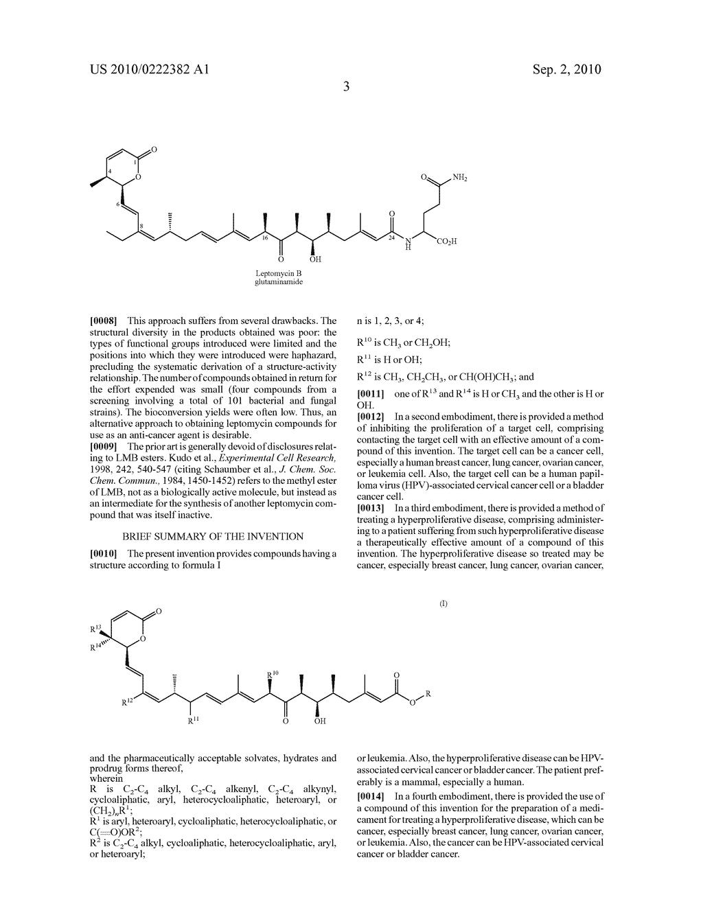 Esters of Compounds in the Leptomycin Family - diagram, schematic, and image 04