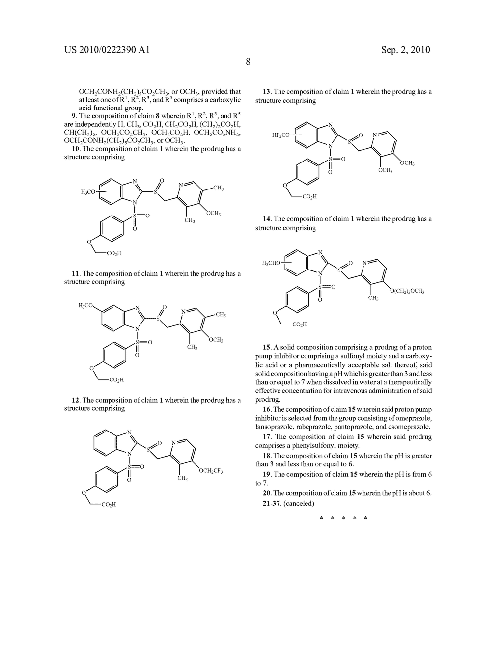 Methods and Compositions for the Intravenous Administration of Compounds Related to Proton Pump Inhibitors - diagram, schematic, and image 09