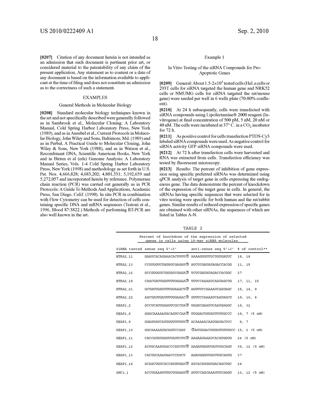 COMPOSITIONS AND METHODS FOR INHIBITING EXPRESSION OF PRO-APOPTOTIC GENES - diagram, schematic, and image 19