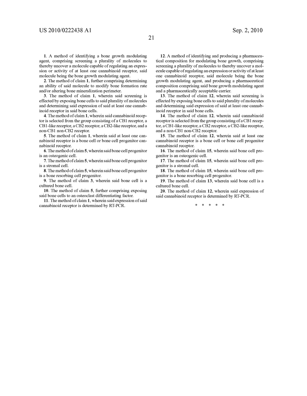 METHODS COMPOSITIONS AND ARTICLE OF MANUFACTURE FOR MODULATING BONE GROWTH - diagram, schematic, and image 36