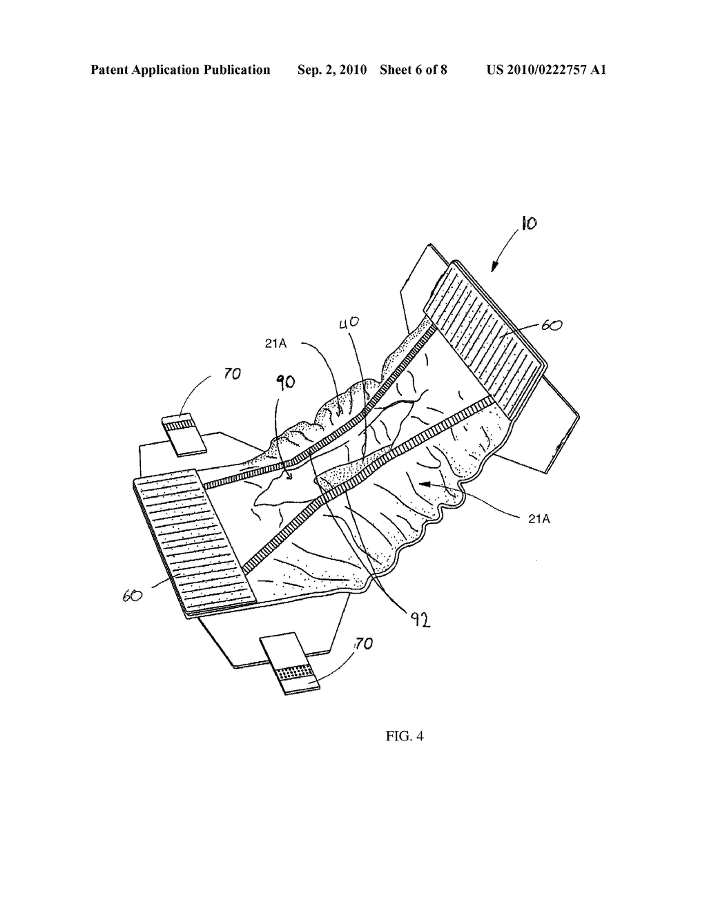 Hydrophobic Surface Coated Material for use in Absorbent Articles - diagram, schematic, and image 07