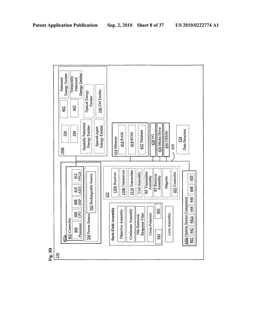 Systems, devices, and methods for inducing ultraviolet energy generation via hemozoin nanoparticles in a biological tissue - diagram, schematic, and image 09