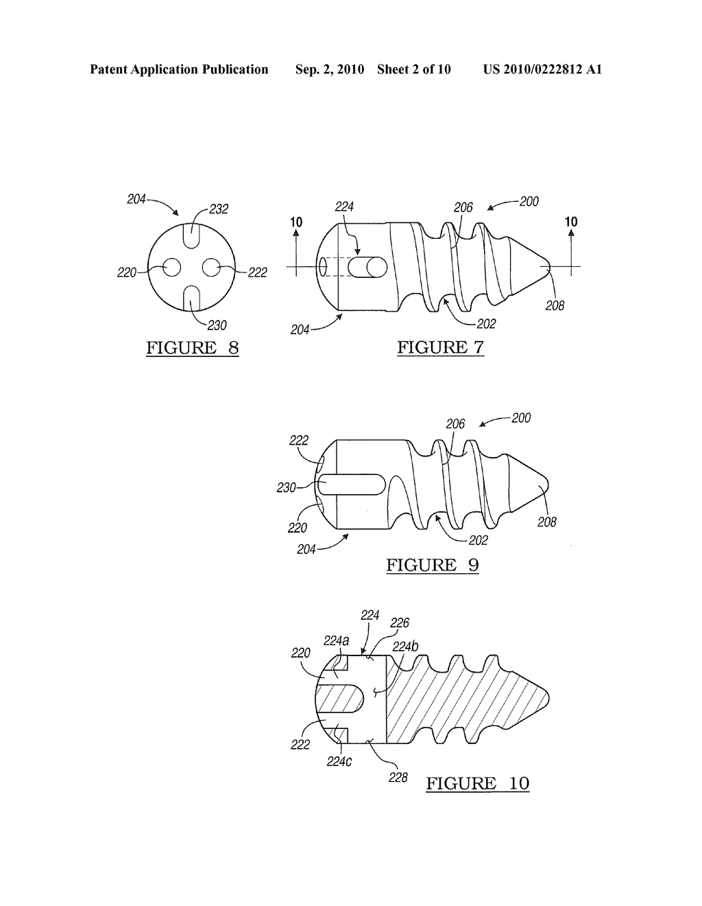 Method and Apparatus for Suture Anchors With a Vertical Eyelet - diagram, schematic, and image 03