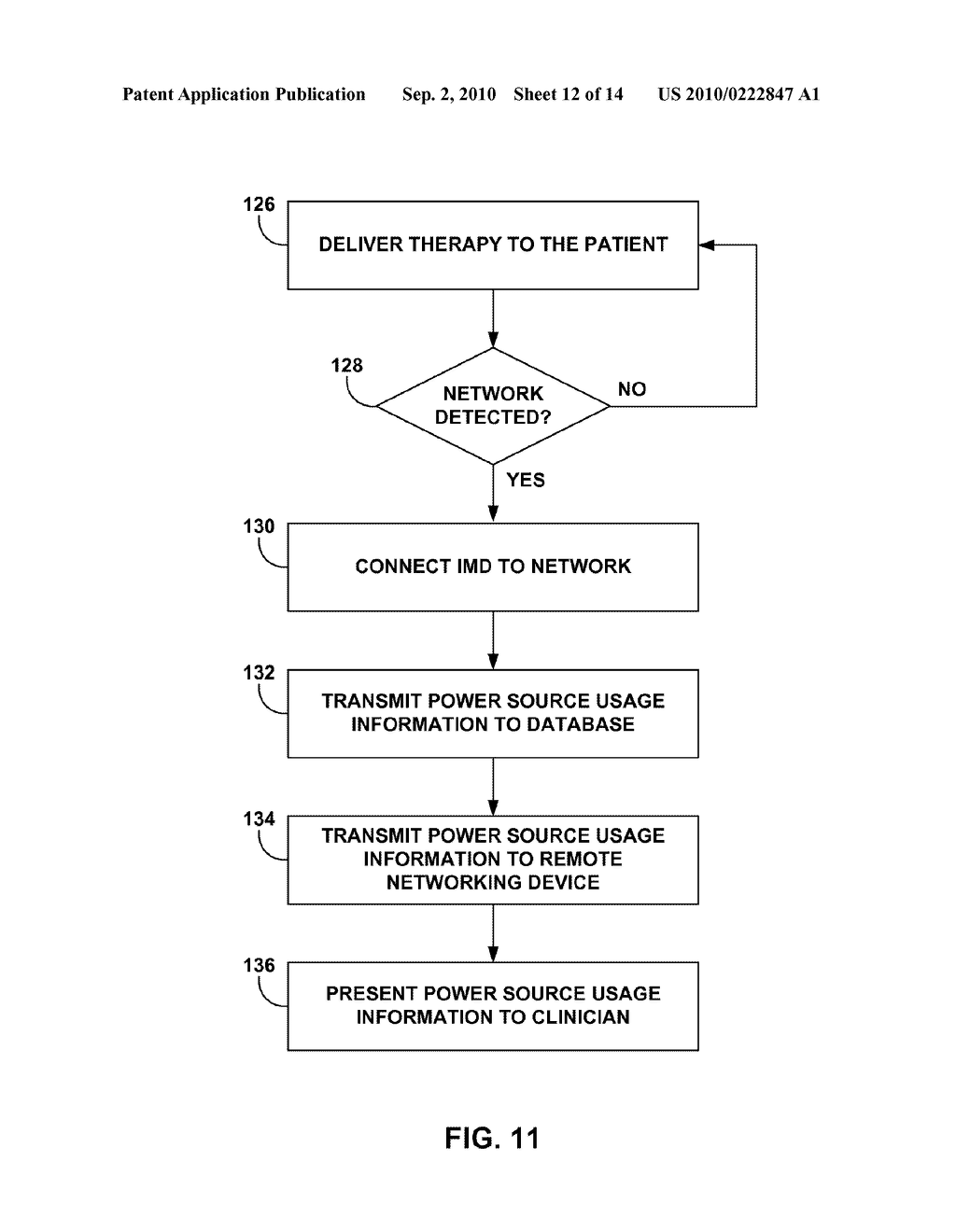 TRANSMISSION OF POWER SOURCE USAGE INFORMATION OVER A NETWORK - diagram, schematic, and image 13