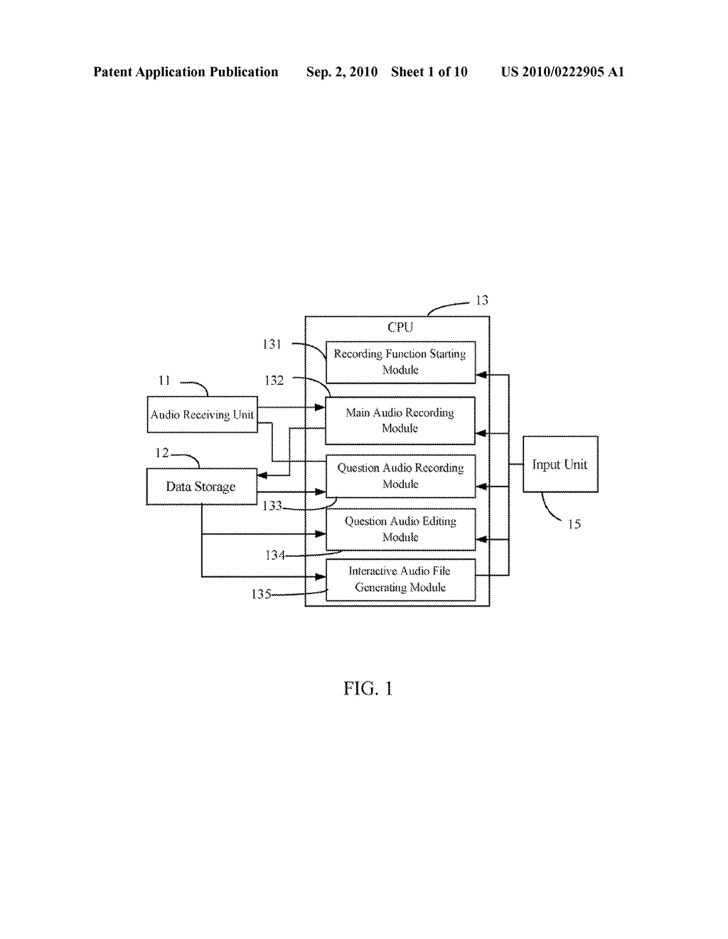 ELECTRONIC APPARATUS WITH AN INTERACTIVE AUDIO FILE RECORDING FUNCTION AND METHOD THEREOF - diagram, schematic, and image 02