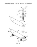 Remote Control Electric Powered Skateboard diagram and image