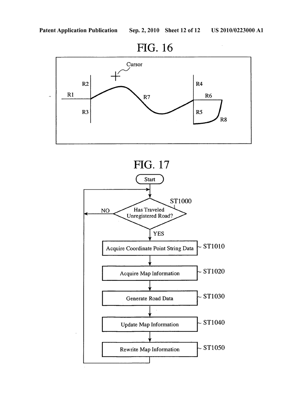 Onboard information terminal and map information providing apparatus and map information providing system using them - diagram, schematic, and image 13