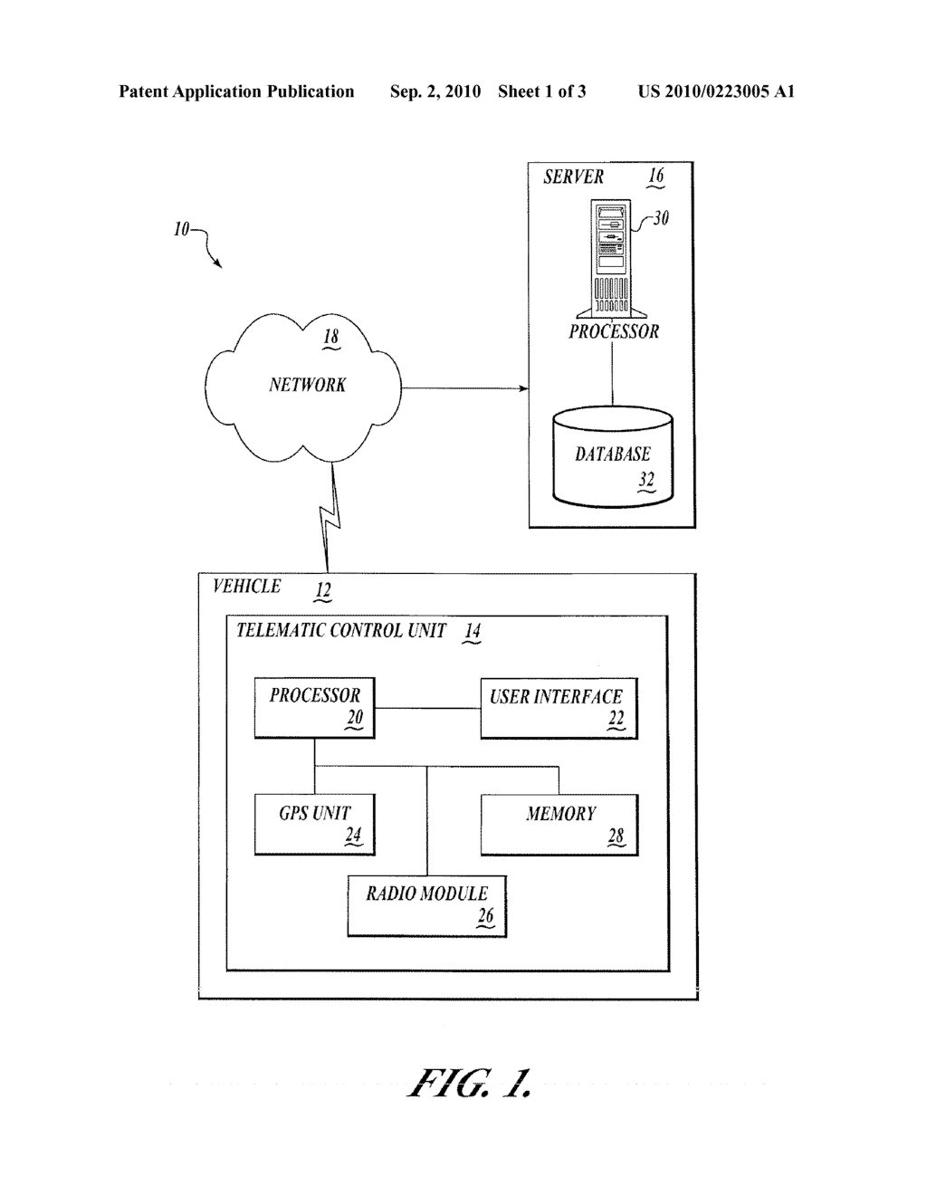 SYSTEM AND METHOD FOR REDUCING THE AMOUNT OF REPETITIVE DATA SENT BY A SERVER TO A CLIENT FOR VEHICLE NAVIGATION - diagram, schematic, and image 02