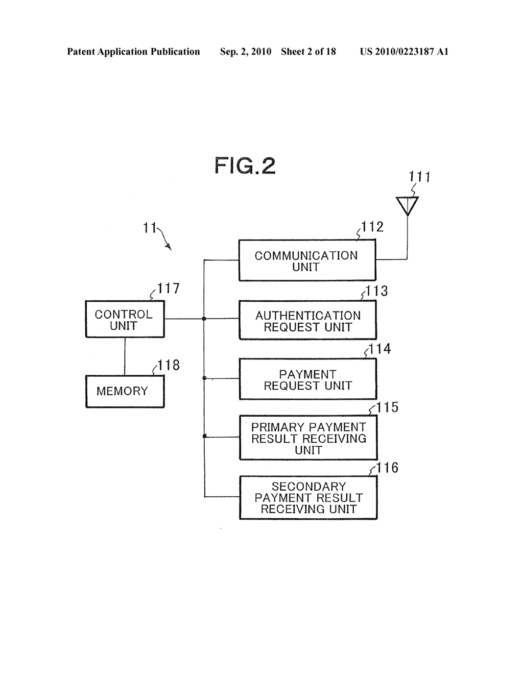 SYSTEM AND METHOD FOR ELECTRONIC PAYMENT, AND SERVER, COMMUNICATION TERMINAL AND PROGRAM THEREFOR - diagram, schematic, and image 03