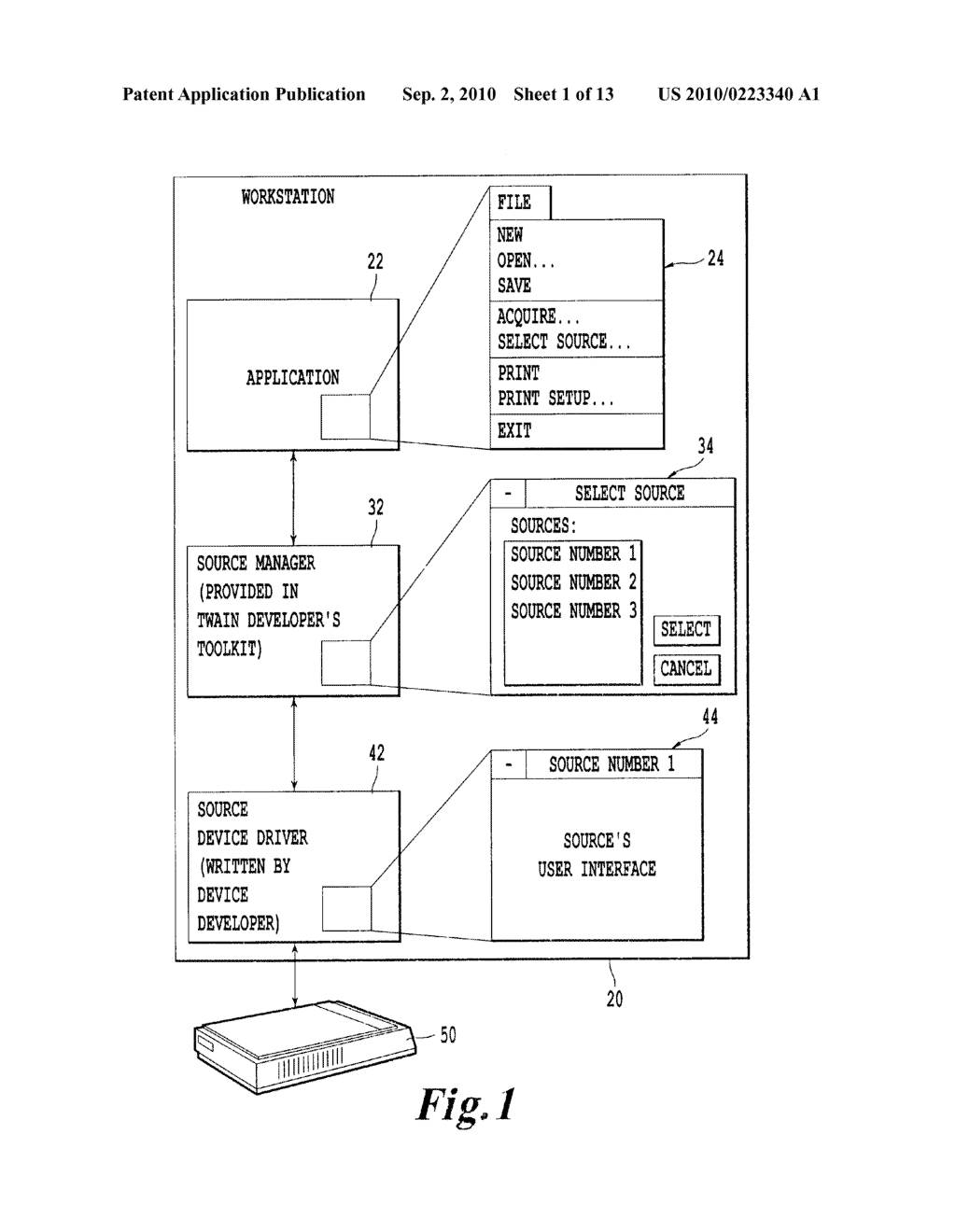 SYSTEM FOR REMOTELY SCANNING A DOCUMENT - diagram, schematic, and image 02