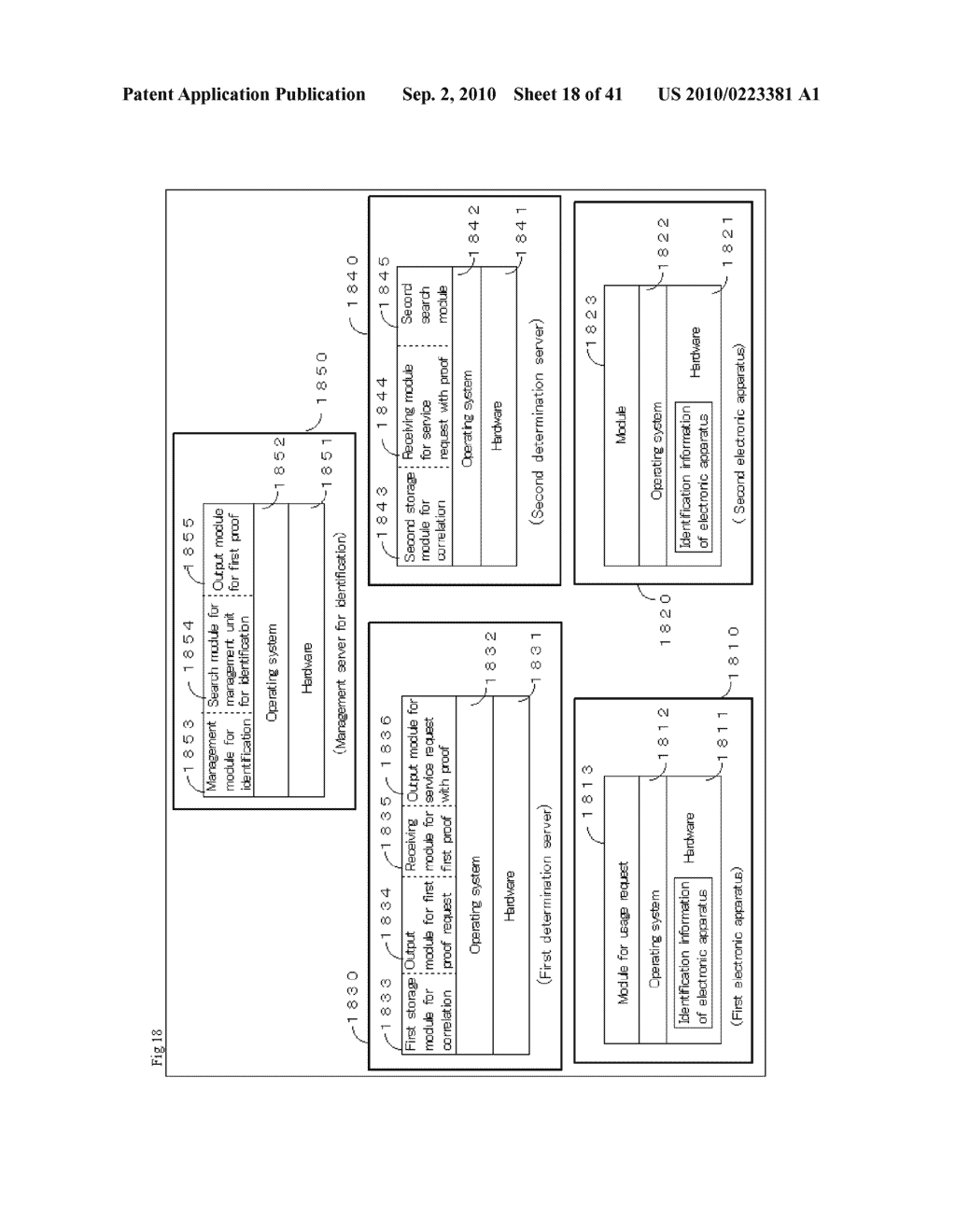 IDENTIFICATION MANAGING SYSTEM FOR AUTHENTICATION OF ELECTRONIC DEVICE - diagram, schematic, and image 19