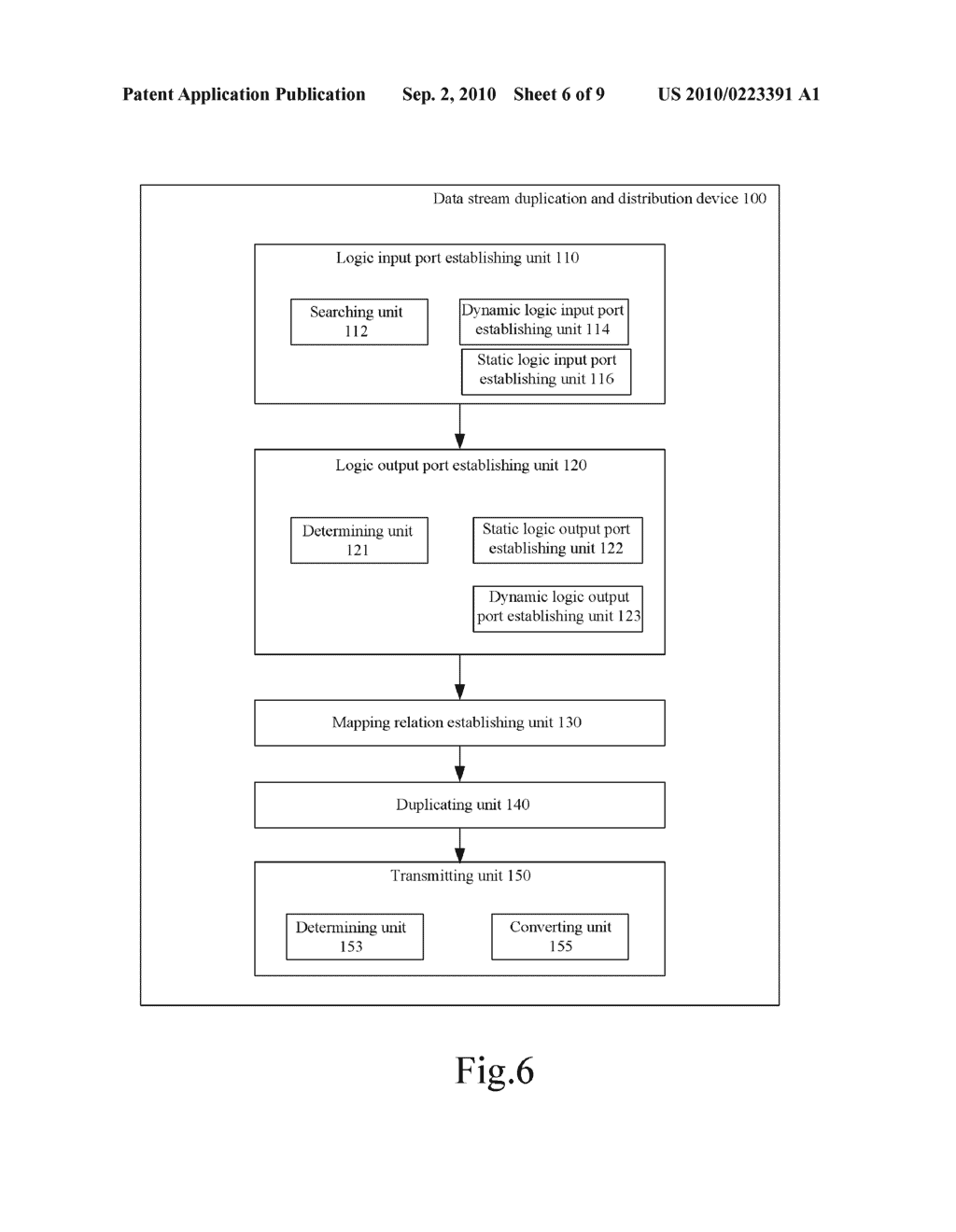 METHOD AND DEVICE FOR ASYMMETRICALLY DUPLICATING AND DISTRIBUTING DATA STREAMS ACROSS NETWORK SEGMENTS - diagram, schematic, and image 07