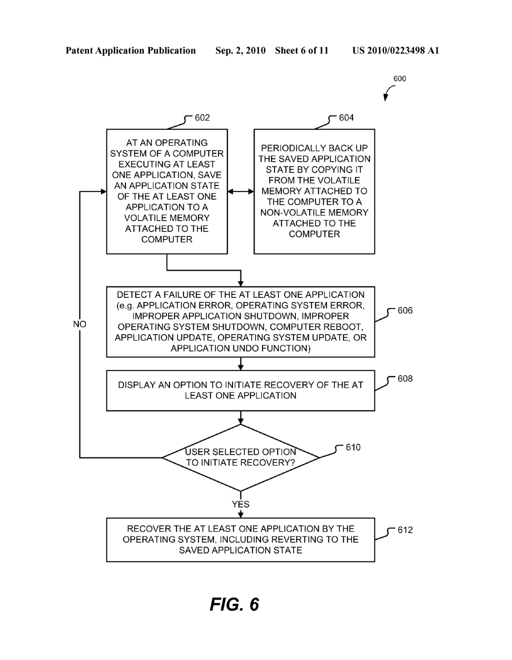 OPERATING SYSTEM-BASED APPLICATION RECOVERY - diagram, schematic, and image 07