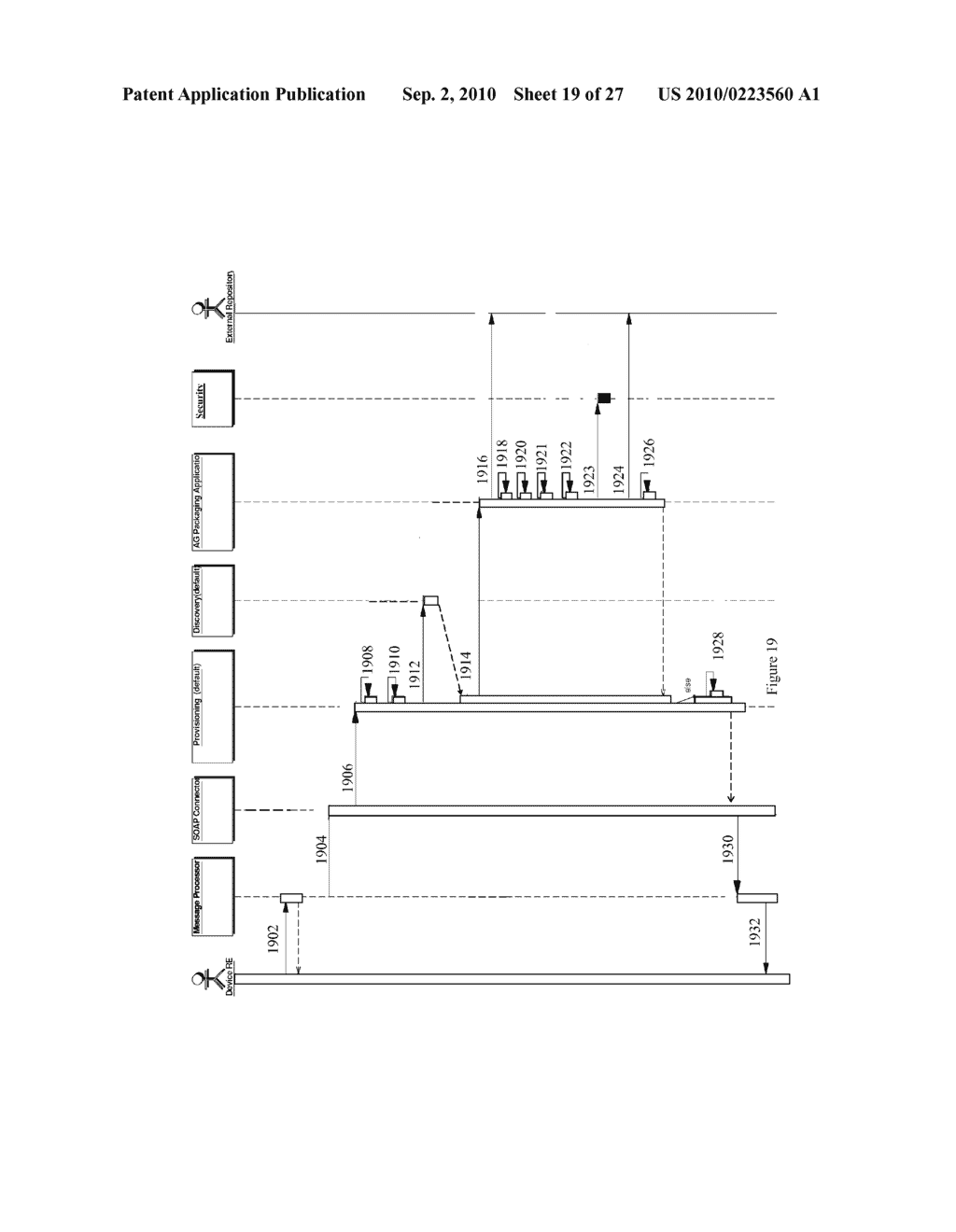 SYSTEM AND METHOD FOR MANAGING COMMUNICATION FOR COMPONENT APPLICATIONS - diagram, schematic, and image 20