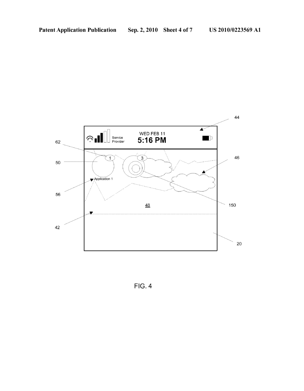 METHOD FOR PROVIDING A NOTIFICATION ON A PORTABLE ELECTRONIC DEVICE - diagram, schematic, and image 05