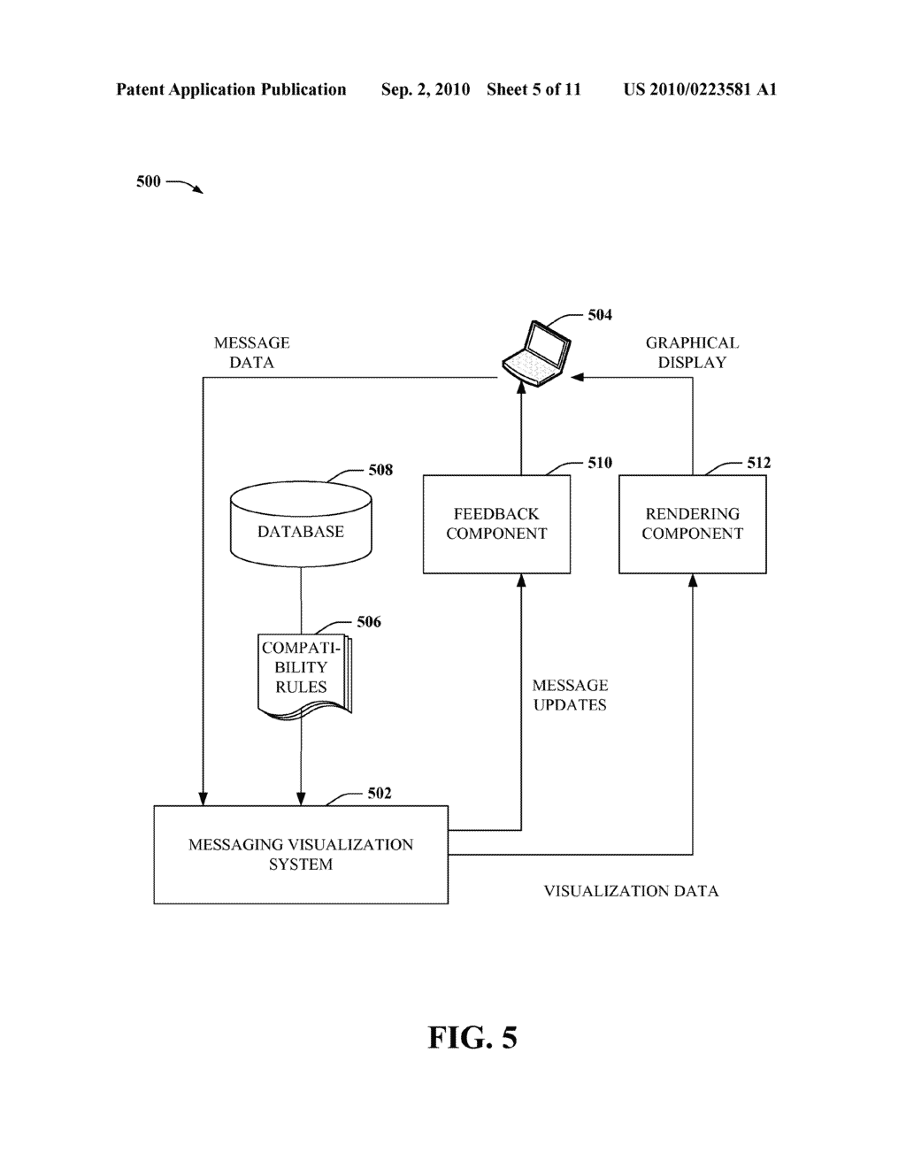 VISUALIZATION OF PARTICIPANT RELATIONSHIPS AND SENTIMENT FOR ELECTRONIC MESSAGING - diagram, schematic, and image 06