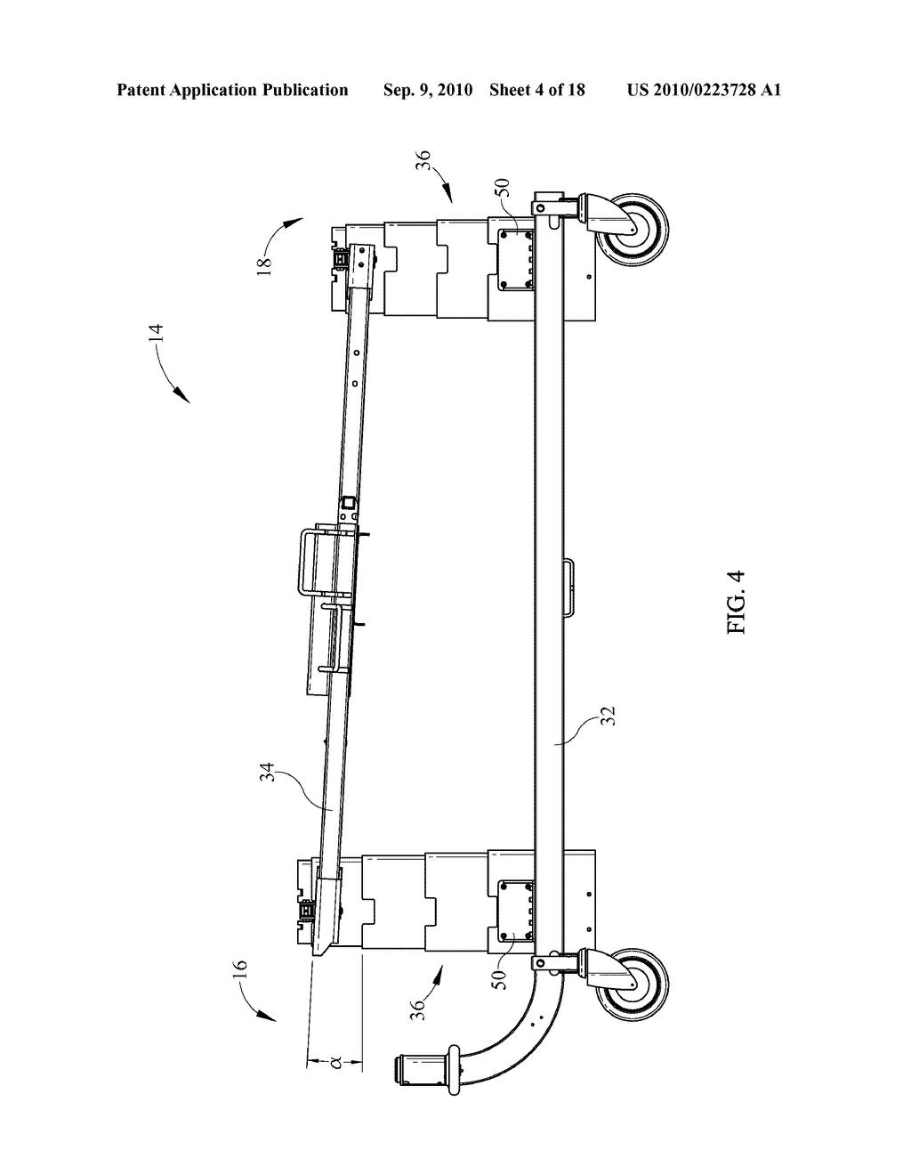 Height Adjustable Bed with a Lift Chain Assembly and Components Thereof - diagram, schematic, and image 05