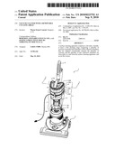 VACUUM CLEANER WITH A REMOVABLE CYCLONE ARRAY diagram and image