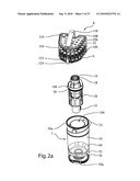 VACUUM CLEANER WITH A REMOVABLE CYCLONE ARRAY diagram and image