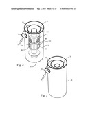 VACUUM CLEANER WITH A REMOVABLE CYCLONE ARRAY diagram and image