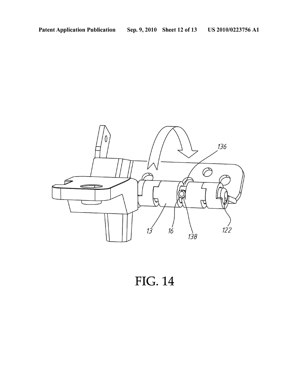 TWO-STAGE TYPE TORSION PIVOT HINGE - diagram, schematic, and image 13