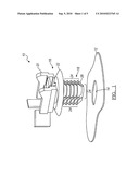 ANTI-ROTATION FASTENER FOR AN AUTOMOTIVE COMPONENT AND PANEL diagram and image