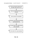 METHOD OF INSTALLING A BATHTUB LINER USING A LIQUID ADHESIVE diagram and image