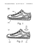 OUTER SOLE HAVING RESILIENT MID-SOLE WITH FLOATING HINGES diagram and image