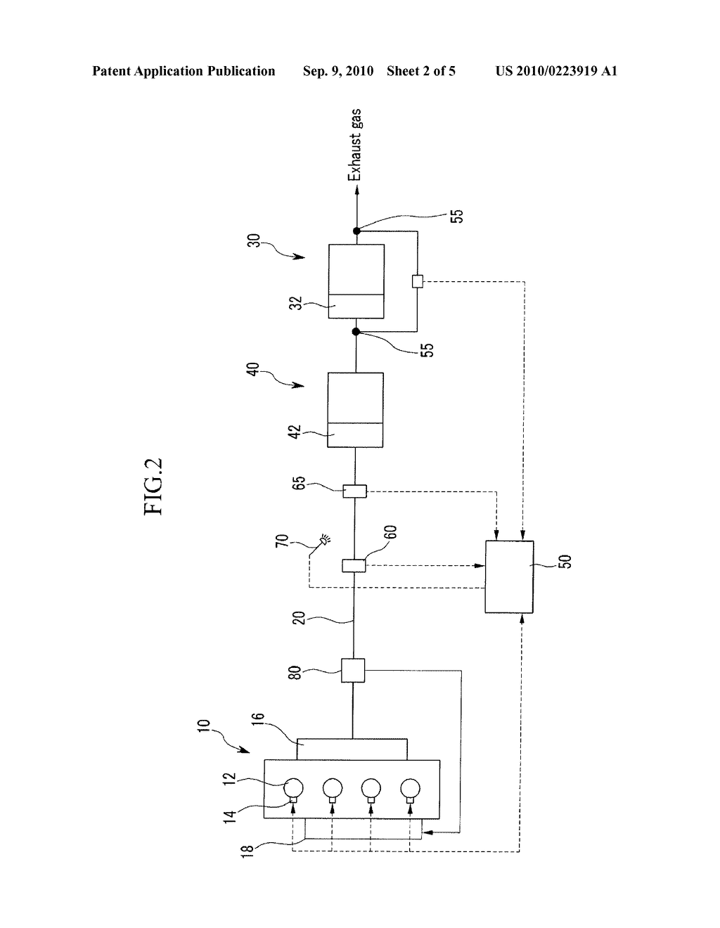 NOX REDUCTION CATALYST AND EXHAUST SYSTEM USING THE SAME - diagram, schematic, and image 03