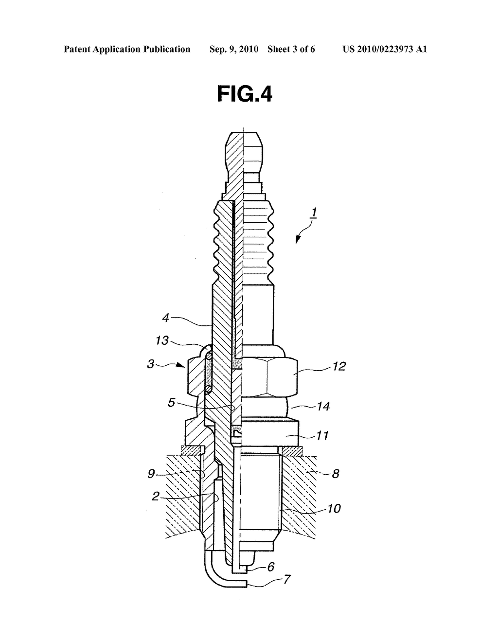 METHOD OF PRODUCING METALLIC SHELL FOR SPARK PLUG - diagram, schematic, and image 04