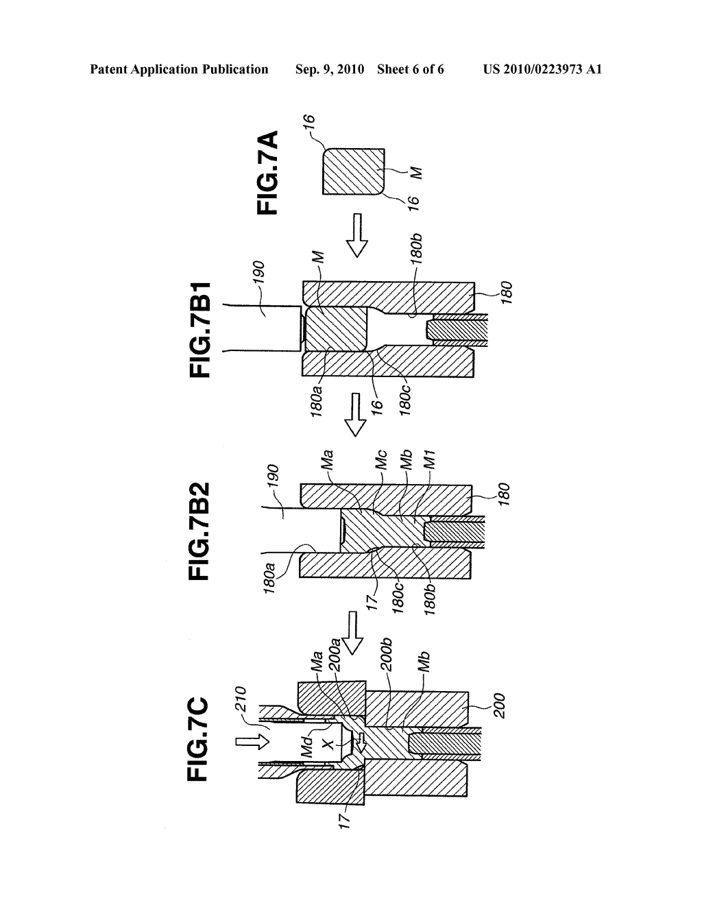 METHOD OF PRODUCING METALLIC SHELL FOR SPARK PLUG - diagram, schematic, and image 07