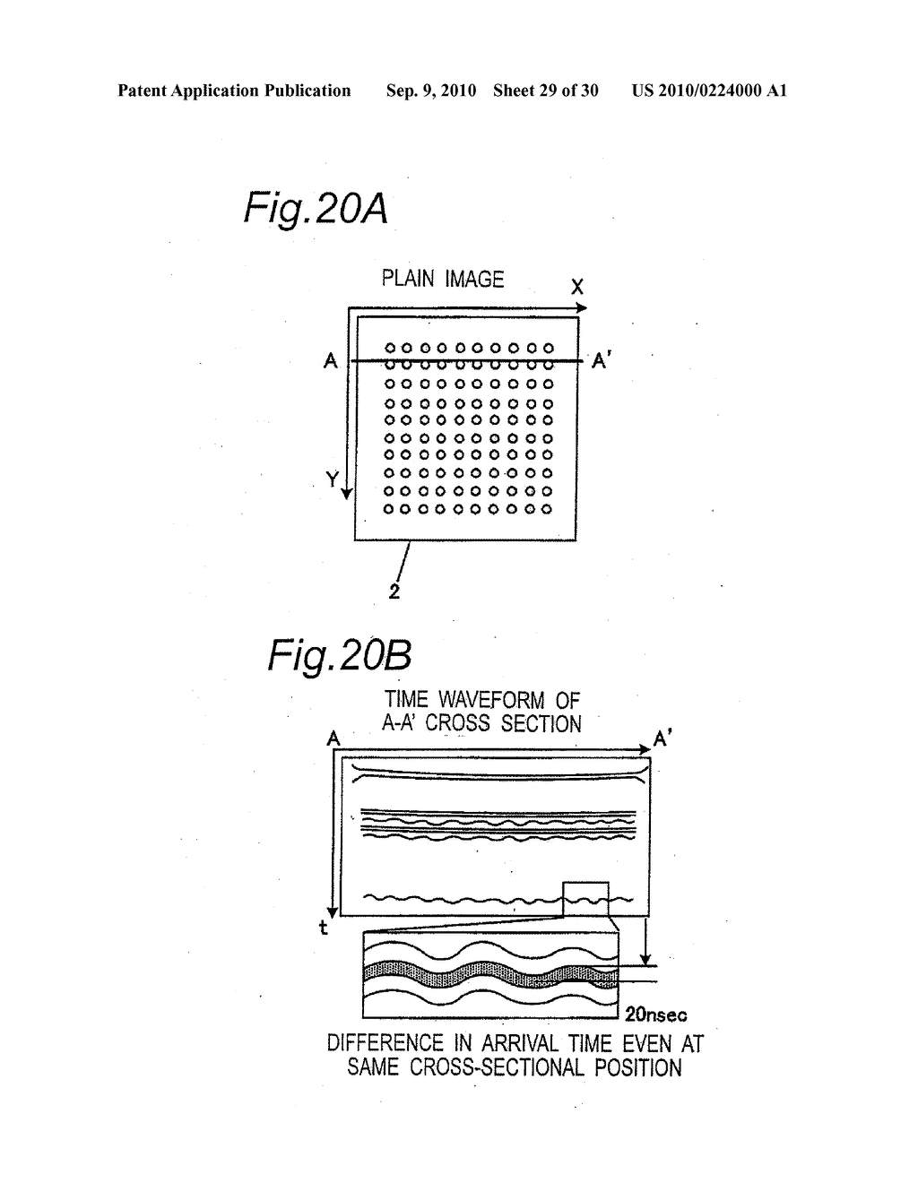 ULTRASONIC WAVE MEASURING METHOD AND APPARATUS - diagram, schematic, and image 30