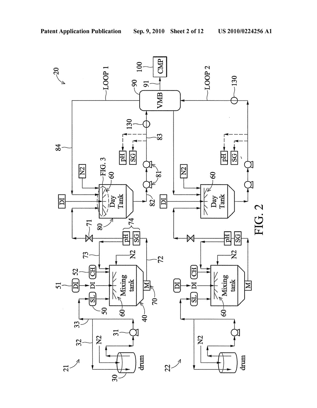 SLURRY SYSTEM FOR SEMICONDUCTOR FABRICATION - diagram, schematic, and image 03