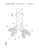 MOTORCYCLE TIRE FOR UNEVEN TERRAIN TRAVEL diagram and image