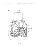 HYBRID DRILL BIT WITH HIGH BEARING PIN ANGLES diagram and image